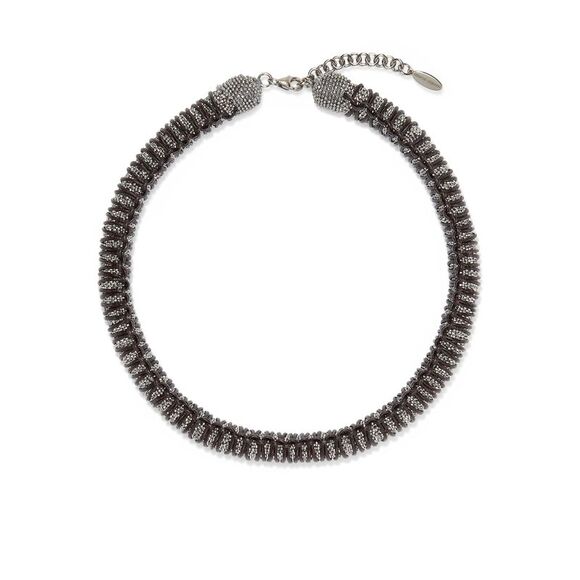 Brunello Cucinelli Silver Brass Women's Necklace